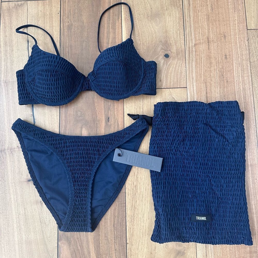 TRIANGL SARIA NORMAL MOONLIGHTâBIKINI SET NWT + BAG - Picture 2 of 9